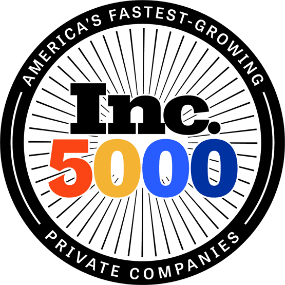 fastest growing companies from INC logo