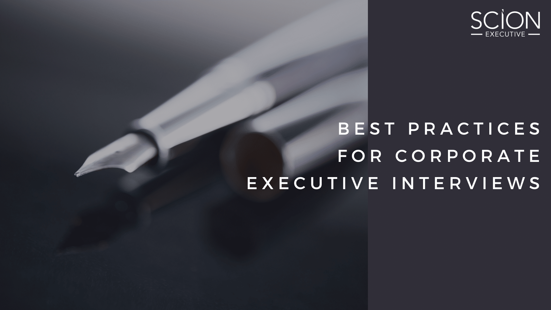 Best Practices for Corporate Executive Interviews